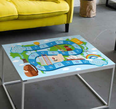 board game round the world furniture sticker - TenStickers
