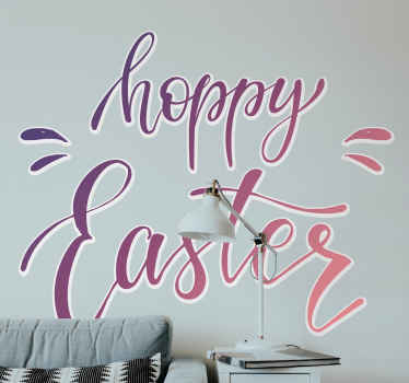 Hoppy Easter wall sticker - TenStickers