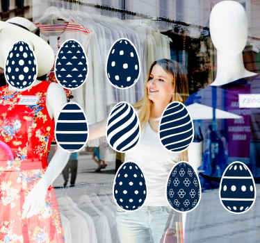 Set easter eggs sticker pack - TenStickers