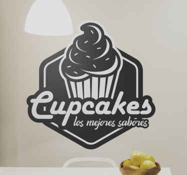 Vinilo Mejores sabores de cupcakes - TenVinilo