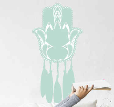 Autocolantes de objetos Apanhador de sonhos com mão de fatima - TenStickers