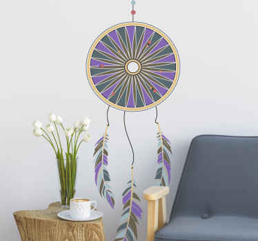 Fialový obtisk na lapač snů - TenStickers