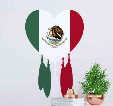 Vinilo Atrapasueños corazon mexicano - TenVinilo