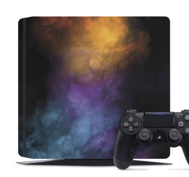 αυτοκόλλητο με χρωματιστές αναθυμιάσεις - TenStickers