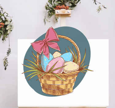 Vitrophanie Oeuf cadeau pour pâques - TenStickers