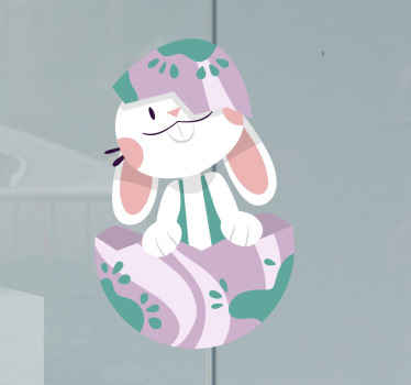 Vitrophanie Joyeuses pâques pour la vitrine - TenStickers