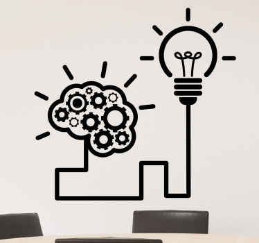 Sticker bureau concept de carte mentale - TenStickers