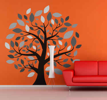 Wandtattoo Baum mit vielen Ästen - TenStickers