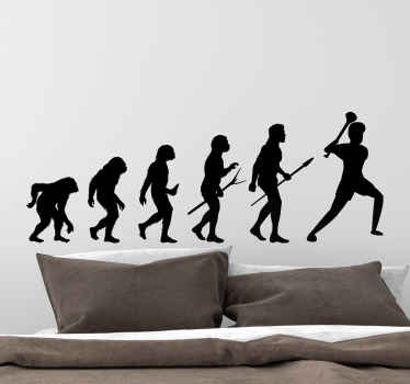 Hurling Evolution wall decal - TenStickers