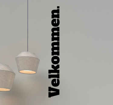 Velkommen vertikale wallstickers tilbud - Tenstickers