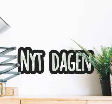 Nyt i dag motiverende vegg klistremerker sitater - Tenstickers
