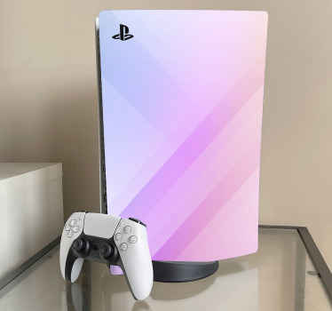 Abstract banner template PS5 sticker - TenStickers