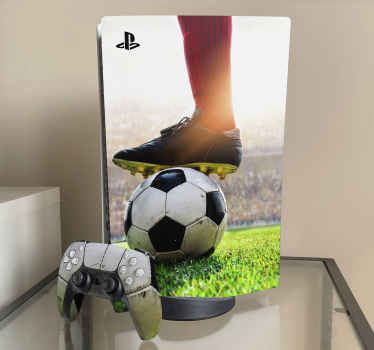 Football player PS5 sticker - TenStickers