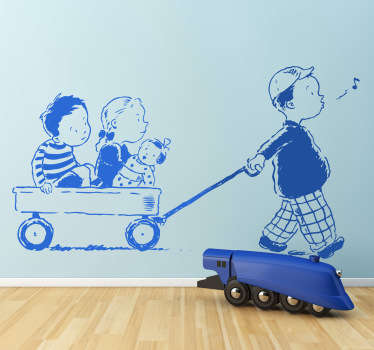 Autocolant pentru frate mic și soră - TenStickers