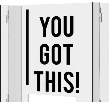 You got this window vinyl sticker - TenStickers