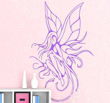 Vinilo decorativo tattoo hada - TenVinilo
