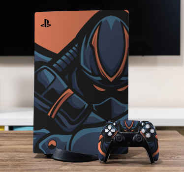 Sticker Playstation Jeu ninja en colère - TenStickers