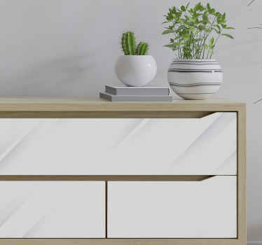 Okleina na meble Białe tło - TenStickers