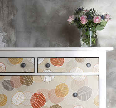 Klebefolie Möbel Herbstblätter - TenStickers