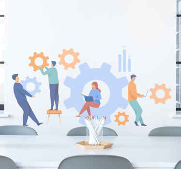 Munkaeszköz irodai matrica - TenStickers