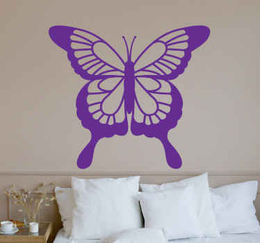 boho style decorative butterfly animal sticker - TenStickers