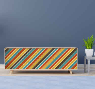 αυτοκόλλητα επίπλων με πολύχρωμα σχέδια - TenStickers