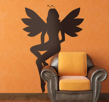 Kids Young Fairy Wall Sticker - TenStickers