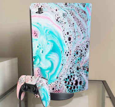 Skin PS5 Efecto jabonoso ps4 - TenVinilo