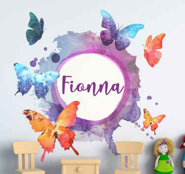 Sirkel sprut vegg kunst klistremerke - Tenstickers