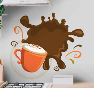 Klistermærke til kaffestænk - TenStickers