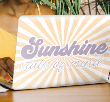 Sunshine state of mind laptop skins - TenStickers