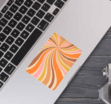 Vinilo para portátiles touchpad de los 70 - TenVinilo