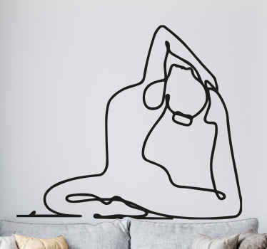 Naljepnica minimalistički gimnastičari - TenStickers