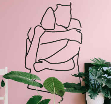 Naljepnica minimalistička ljubavna ljubav - TenStickers