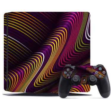 Stickere ps4 digitale de artă abstractă - TenStickers