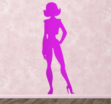 Kids Super Heroin Wall Decal - TenStickers