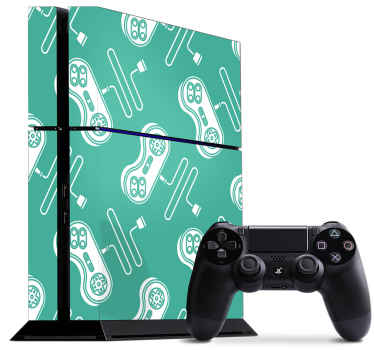 Controllere mønster ps4 klistermærker - TenStickers