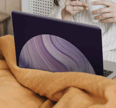 Skinuri de laptop marmură roz și violet - TenStickers
