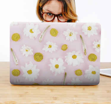 χρωματιστά λουλούδια laptop δέρματα - TenStickers