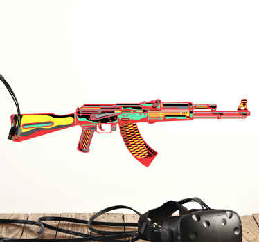 Spilkonsol våben videospil klistermærke - TenStickers