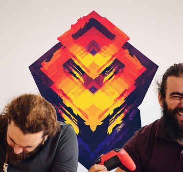 Spill oransje tårn videospill dekal - Tenstickers