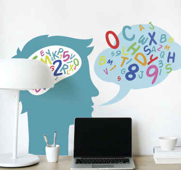 Exhibition of ideas teacher sticker - TenStickers