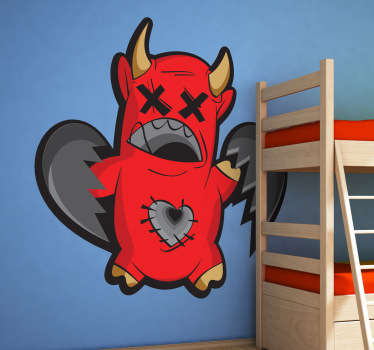 Baby Devil Sticker - TenStickers
