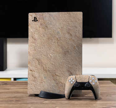 Autocolante Skin para PS5 Rocha resistida - TenStickers
