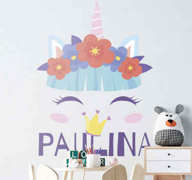 Vienaragis su gėlių galvos juostele - „Tenstickers“