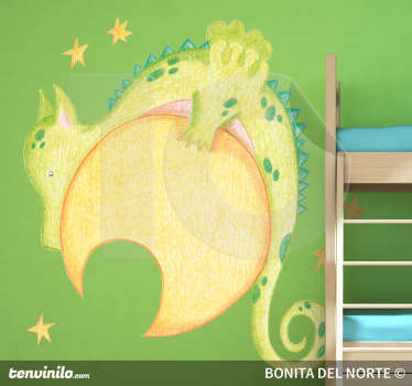 Vinilo infantil Draguiduru - TenVinilo