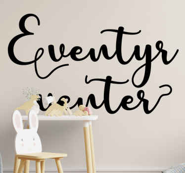 Eventyr venter på veggdekaler - Tenstickers