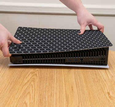 검은 벌집 ps5 스티커 - TenStickers