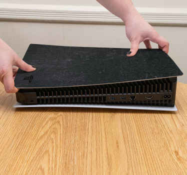 PS5 Aufkleber Schwarzes hex - TenStickers