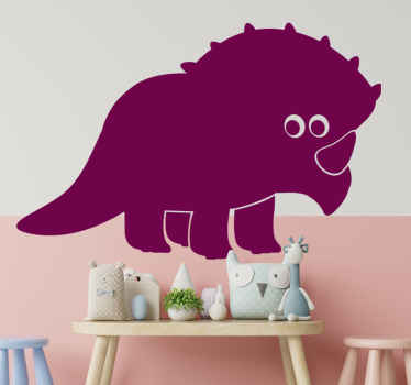 Autocolantes decorativos de dragões e dinossauros Triceratops de  - TenStickers